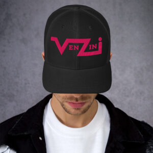 VENZINI PINK Trucker Cap / Embroidered Pink Logo