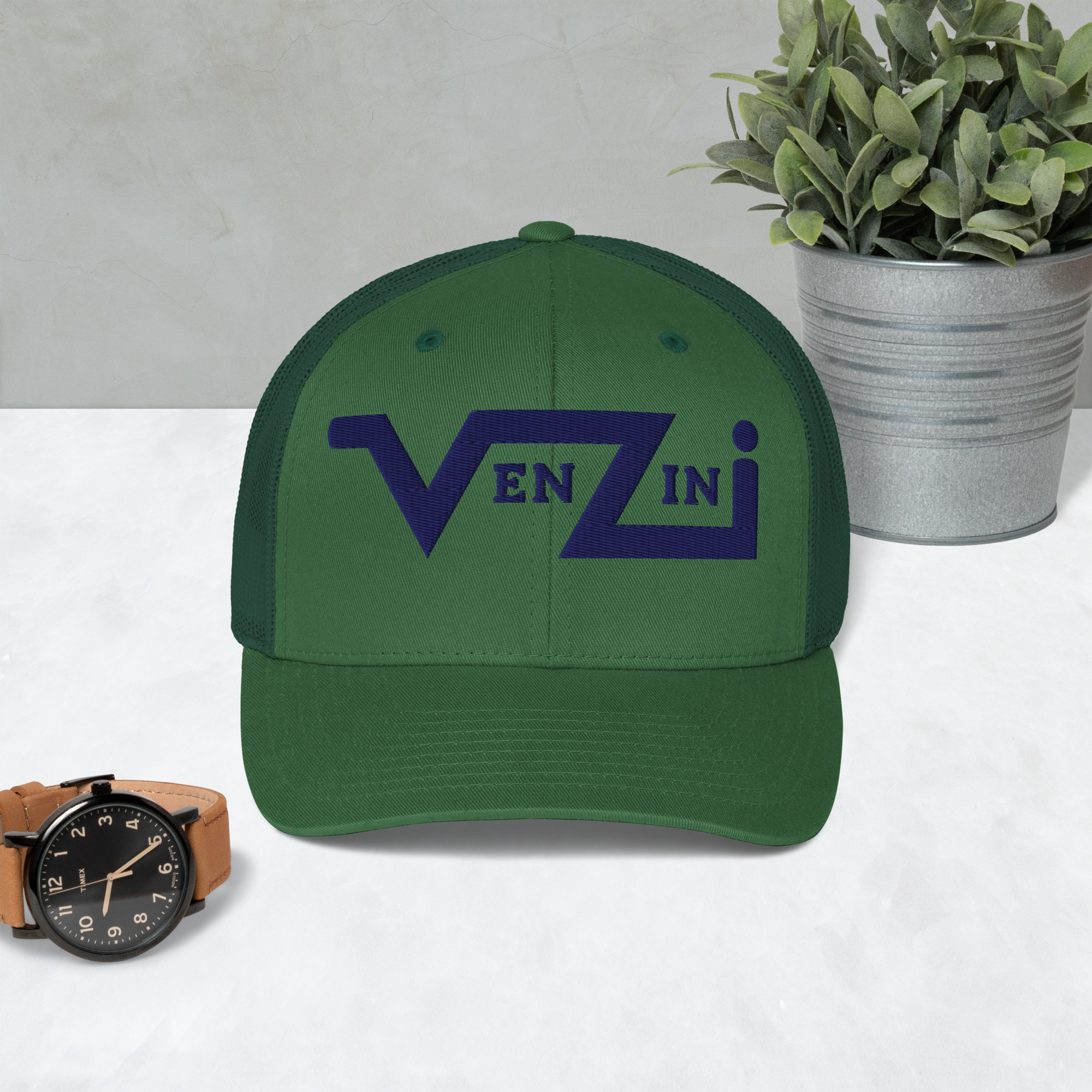 retro-trucker-hat-evergreen-front-6859ee078b7c9.jpg
