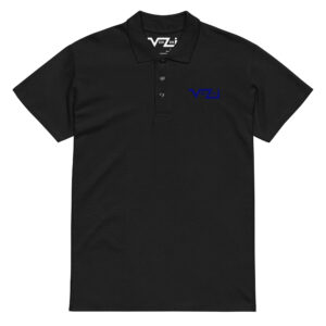 VENZINI BLUE Premium Polo Shirt/ Rolls-Royce Royal Blue Logo 1819