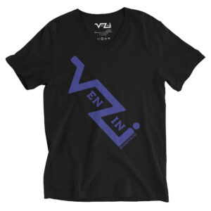 VENZINI BLUE Men’s Short Sleeve V-Neck T-Shirt