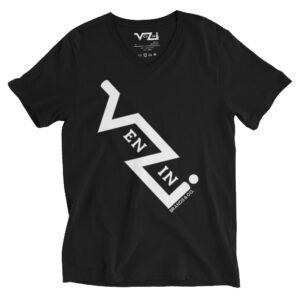 VENZINI WHITE Men’s Short Sleeve V-Neck T-Shirt