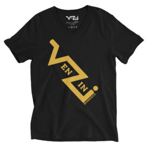 VENZINI GOLD Men’s Short Sleeve V-Neck T-Shirt