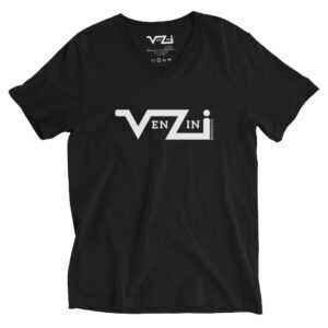 VENZINI WHITE Men’s Short Sleeve V-Neck T-Shirt