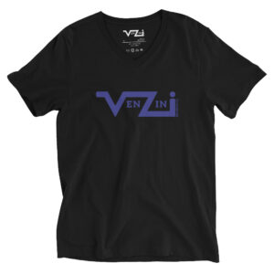 VENZINI BLUE Men’s Short Sleeve V-Neck T-Shirt