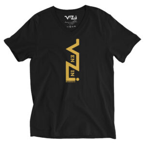VENZINI GOLD Men’s Short Sleeve V-Neck T-Shirt