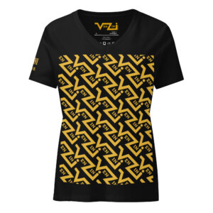 VENZINI GOLD - Women’s relaxed v-neck t-shirt