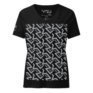 VENZINI GREY - Women’s relaxed v-neck t-shirt
