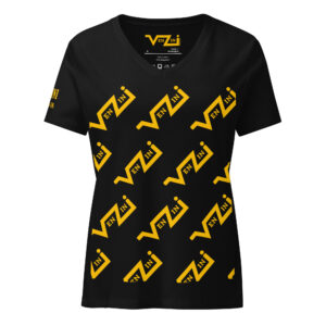 VENZINI YELLOW - Women’s relaxed v-neck t-shirt