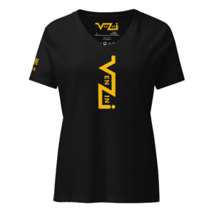VENZINI YELLOW - Women’s relaxed v-neck t-shirt