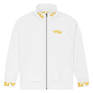 VENZINI YELLOW - Mens White Track Jacket