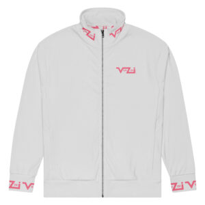 VENZINI PINK - Mens Whisper Grey Track Jacket