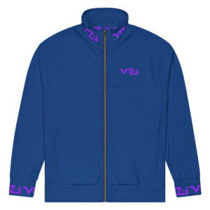 VENZINI PURPLE - Mens Navy Blue Track Jacket