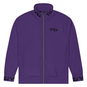 VENZINI BLACK - Mens Purple Track Jacket
