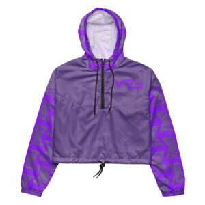 VENZINI PURPLE  - Ce Soir Women’s Cropped Windbreaker