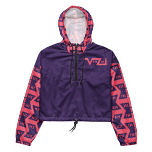 VENZINI PINK  - Purple Women’s Cropped Windbreaker