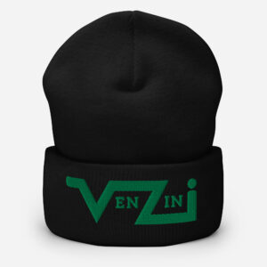 VENZINI GREEN - Kelly Green Cuffed Beanie