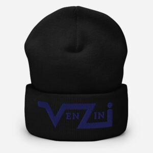 VENZINI BLUE - Navy Blue Cuffed Beanie