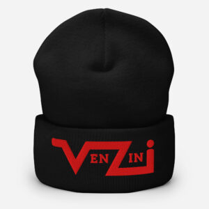 VENZINI RED - Red Cuffed Beanie