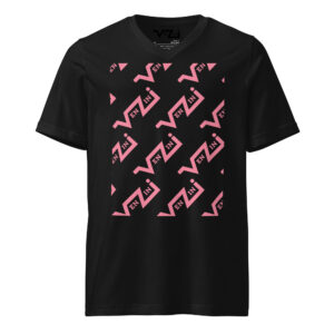 VENZINI PINK - Men’s Short Sleeve V-Neck T-Shirt