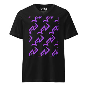 VENZINI PURPLE - Men’s Short Sleeve V-Neck T-Shirt