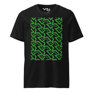 VENZINI GREEN - Men’s Short Sleeve V-Neck T-Shirt