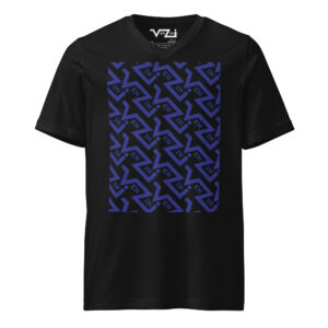 VENZINI BLUE - Men’s Short Sleeve V-Neck T-Shirt