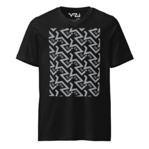 VENZINI GREY - Men’s Short Sleeve V-Neck T-Shirt