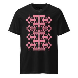 VENZINI PINK - Men’s Short Sleeve V-Neck T-Shirt