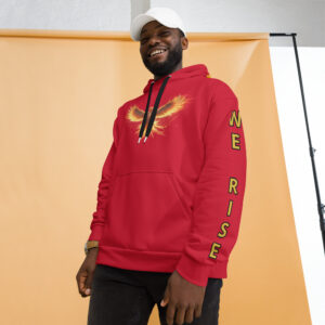 VENZINI GOLD - PHOENIX RISING RED HOODIE