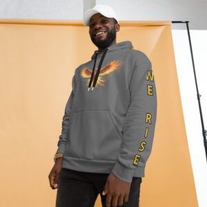 VENZINI GOLD - PHOENIX RISING GRAY HOODIE