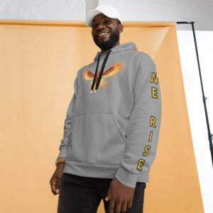 VENZINI GOLD - PHOENIX RISING LIGHT GRAY HOODIE