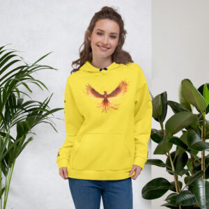 VENZINI GOLD - PHOENIX RISING BUMBLE BEE YELLOW HOODIE
