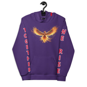 VENZINI RED - Phoenix Rising Purple Hoodie