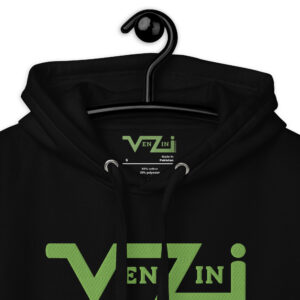 VENZINI GREEN - Men’s Premium Hoodie / Kiwi Green Logo
