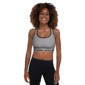 VENZINI BLACK - Grey Padded Sports Bra