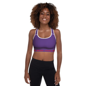 VENZINI RED - Purple Padded Sports Bra