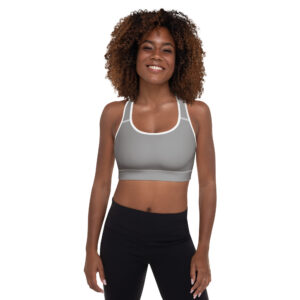 VENZINI GOLD - Grey Padded Sports Bra
