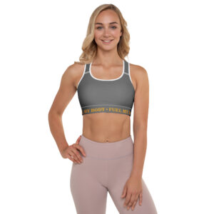 VENZINI GOLD - Grey Padded Sports Bra