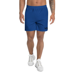 VENZINI BLACK - Royal Blue Athletic Long Shorts