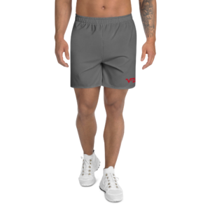 VENZINI RED - Grey Athletic Long Shorts