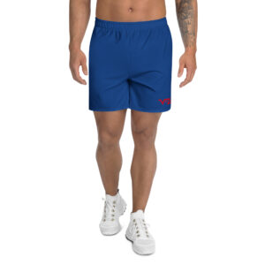 VENZINI RED - Royal Blue Athletic Long Shorts
