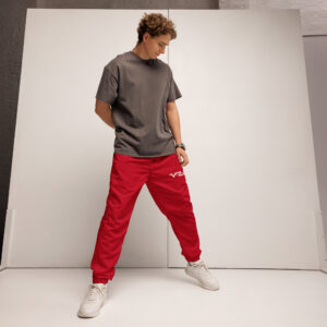 VENZINI WHITE - Red Track Pants