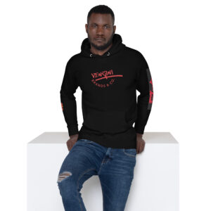 VENZINI RED - Premium Pullover Hoodie Black Patch