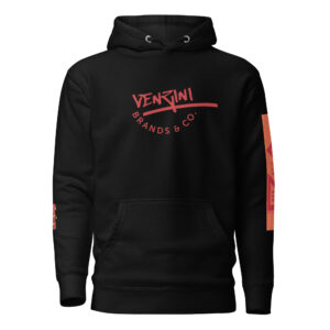 VENZINI RED - Premium Pullover Hoodie Orange Patch